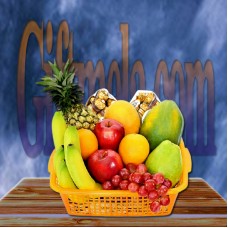 Fruit Basket With Chocolate Combo